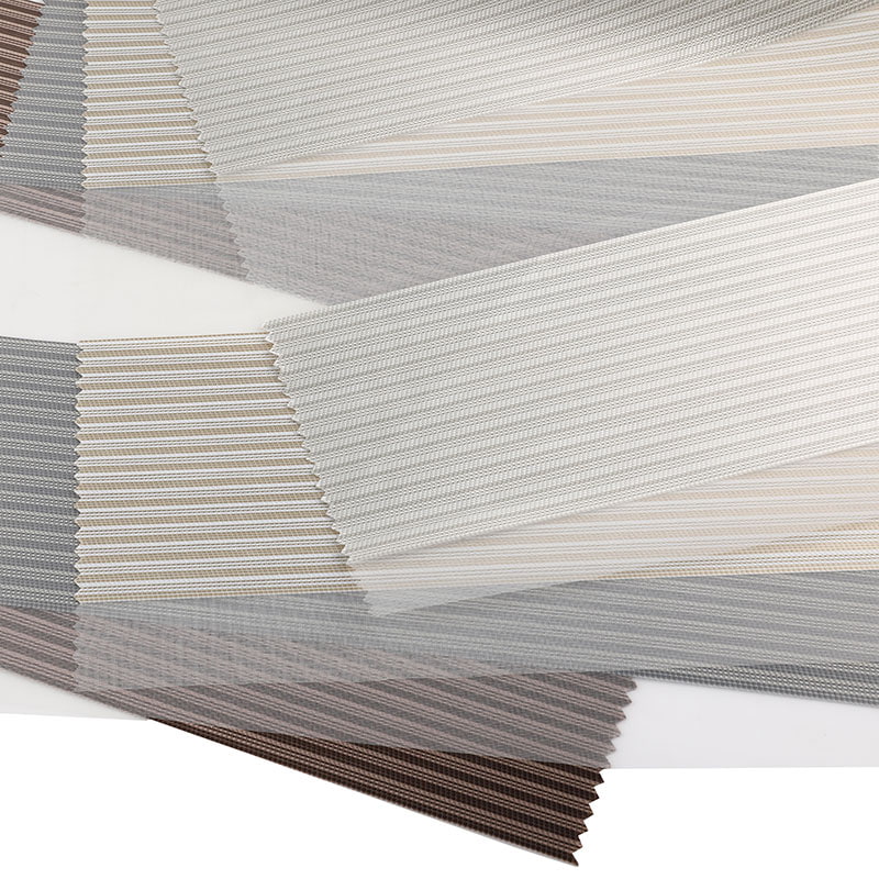 YX05 fényáteresztő és szellőző félig sötétítő zebra rolószövet