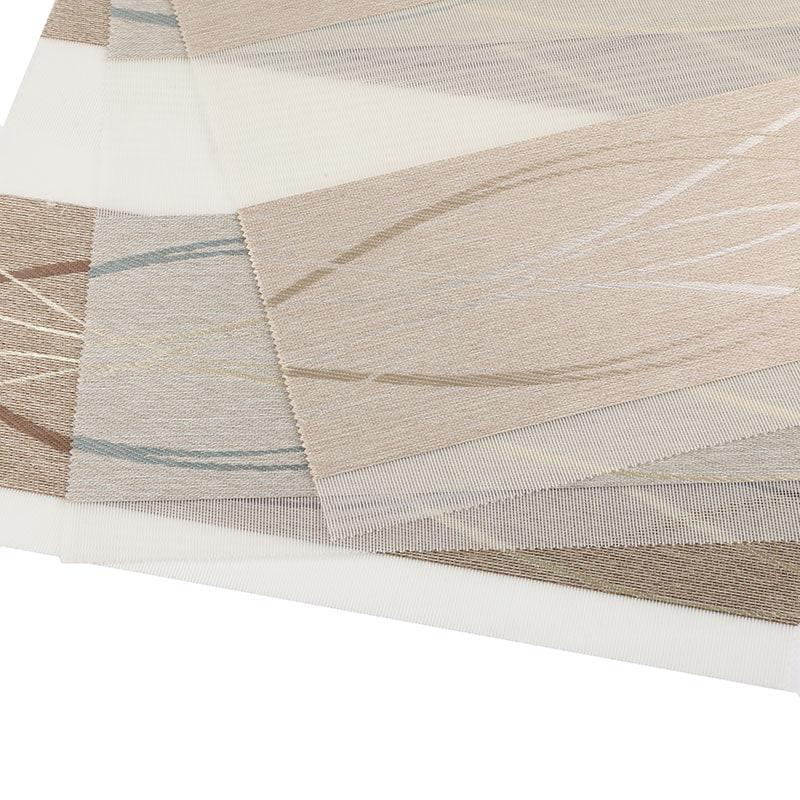 YX030 vízálló tűzálló és olajálló jacquard zebra rolószövet