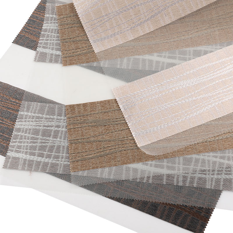 YX025 vastagított jacquard kétrétegű jacquard zebra rolószövet