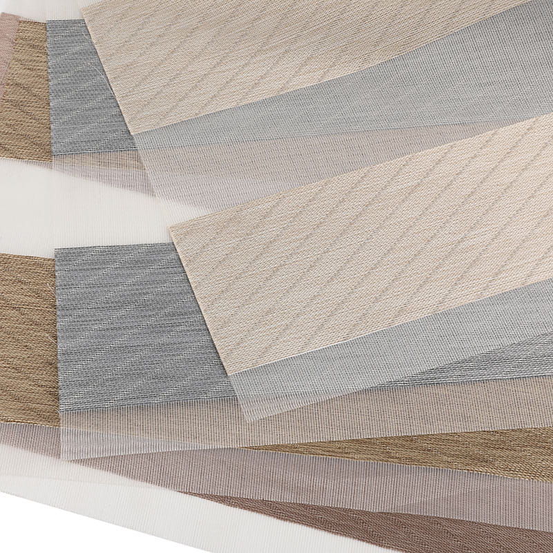 GD23 kettős szigetelésű, állítható, félig sötétítő zebra rolószövet