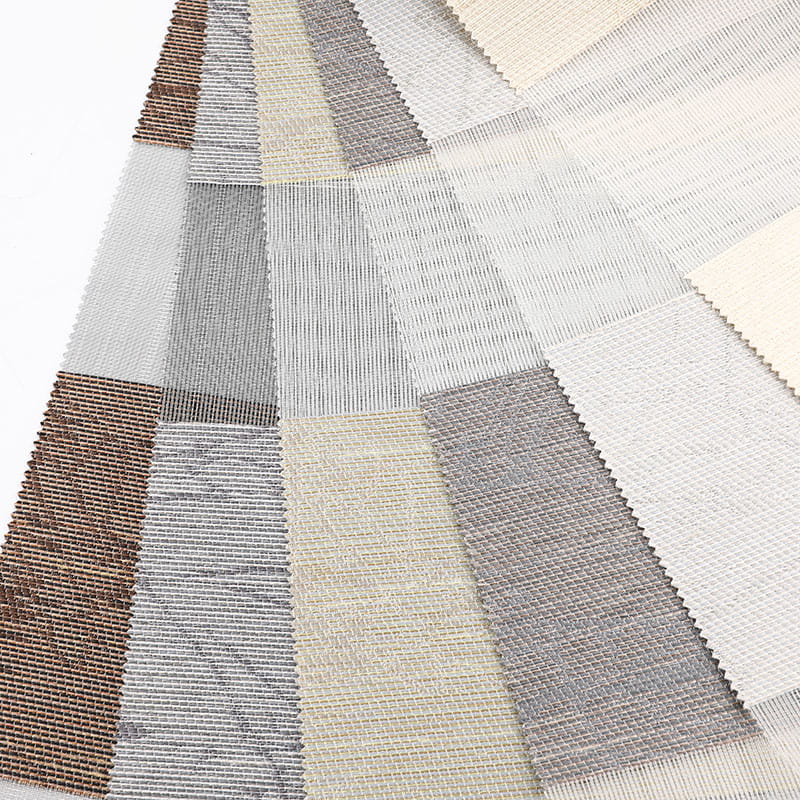 F079 Poliészter puha gézfüggöny Jacquard Zebra rolószövet